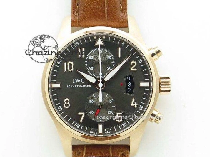 MIROTIME 0206 TechFriendly Big Pilot IW5009 Grey Dial ZF Edition Grey Dial On Brown Leather Strap A51111 (Fantasy Dial Color) 7326